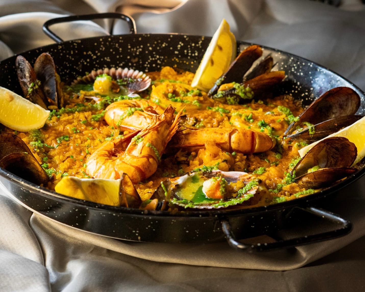 Paella de mariscos